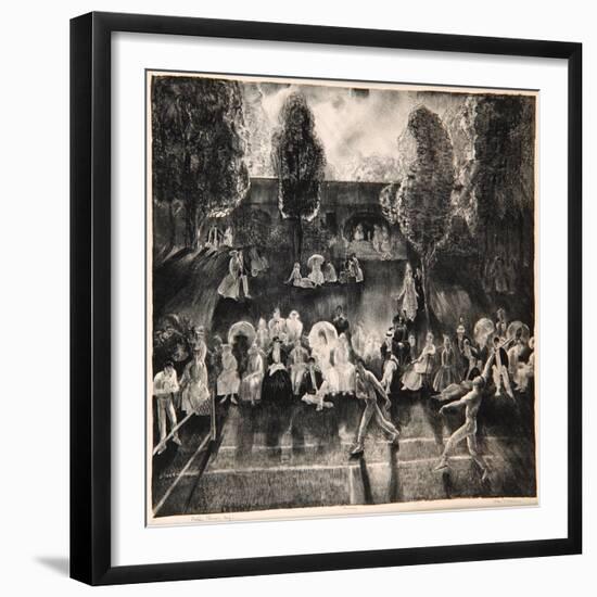 Tennis, 1920-George Wesley Bellows-Framed Giclee Print