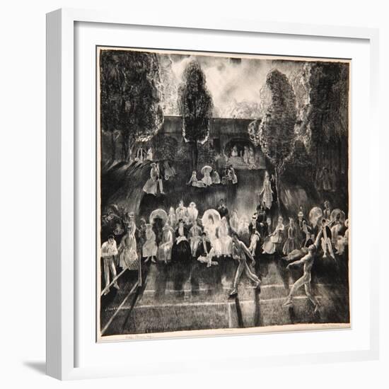 Tennis, 1920-George Wesley Bellows-Framed Giclee Print