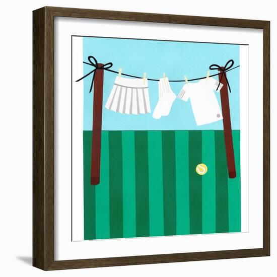 Tennis, 2016-Isobel Barber-Framed Giclee Print