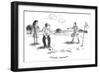 "Tennis, anyone?" - New Yorker Cartoon-Joseph Farris-Framed Premium Giclee Print
