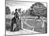 Tennis at Country House-George Du Maurier-Mounted Art Print