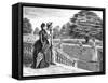 Tennis at Country House-George Du Maurier-Framed Stretched Canvas