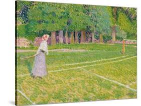 Tennis at Hertingfordbury, 1910-Spencer Frederick Gore-Stretched Canvas