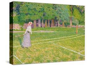 Tennis at Hertingfordbury, 1910-Spencer Frederick Gore-Stretched Canvas