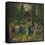 Tennis at Newport, 1919-George Wesley Bellows-Framed Stretched Canvas