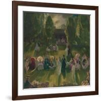 Tennis at Newport, 1919-George Wesley Bellows-Framed Giclee Print