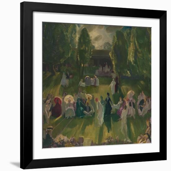 Tennis at Newport, 1919-George Wesley Bellows-Framed Giclee Print