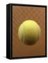 Tennis Ball Against a Racquet-null-Framed Stretched Canvas