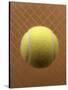 Tennis Ball Against a Racquet-null-Stretched Canvas