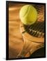 Tennis Ball and Wood Racket-Tom Grill-Framed Photographic Print