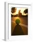 Tennis Ball Backlit at Sunset for Effect and Glow-33ft-Framed Photographic Print