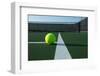 Tennis Ball close up with Court Lines-33ft-Framed Photographic Print