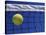 Tennis Ball Hitting Net-null-Stretched Canvas