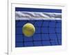 Tennis Ball Hitting Net-null-Framed Photographic Print