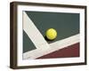Tennis Ball on a Court-null-Framed Photographic Print