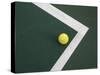 Tennis Ball on Court-null-Stretched Canvas