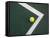 Tennis Ball on Court-null-Framed Stretched Canvas