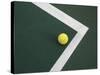 Tennis Ball on Court-null-Stretched Canvas