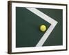 Tennis Ball on Court-null-Framed Photographic Print