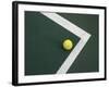 Tennis Ball on Court-null-Framed Photographic Print