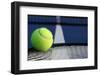 Tennis Ball on Racket Strings-33ft-Framed Photographic Print