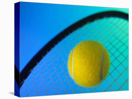 Tennis Ball on Racquet-null-Stretched Canvas