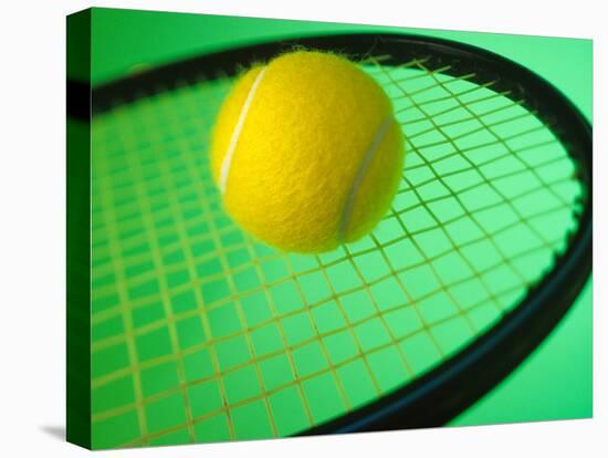 Tennis Ball on Racquet-null-Stretched Canvas
