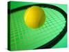 Tennis Ball on Racquet-null-Stretched Canvas