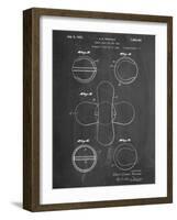 Tennis Ball Patent-null-Framed Art Print