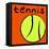 Tennis Ball-null-Framed Stretched Canvas