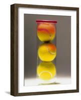 Tennis Balls in a Container-null-Framed Photographic Print