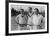 Tennis Champions Vincent Richards, Bill Tilden, and Bill Johnston in the 1920s-null-Framed Photo