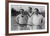 Tennis Champions Vincent Richards, Bill Tilden, and Bill Johnston in the 1920s-null-Framed Photo