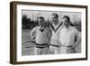 Tennis Champions Vincent Richards, Bill Tilden, and Bill Johnston in the 1920s-null-Framed Premium Photographic Print