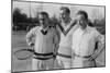 Tennis Champions Vincent Richards, Bill Tilden, and Bill Johnston in the 1920s-null-Mounted Premium Photographic Print