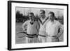 Tennis Champions Vincent Richards, Bill Tilden, and Bill Johnston in the 1920s-null-Framed Photo