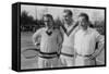 Tennis Champions Vincent Richards, Bill Tilden, and Bill Johnston in the 1920s-null-Framed Stretched Canvas