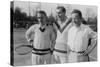 Tennis Champions Vincent Richards, Bill Tilden, and Bill Johnston in the 1920s-null-Stretched Canvas