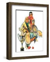 "Tennis Champs,"August 22, 1931-Alan Foster-Framed Giclee Print