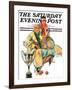 "Tennis Champs," Saturday Evening Post Cover, August 22, 1931-Alan Foster-Framed Giclee Print