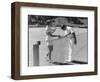 Tennis Chivalry 1930s-null-Framed Photographic Print