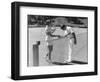 Tennis Chivalry 1930s-null-Framed Photographic Print