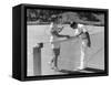 Tennis Chivalry 1930s-null-Framed Stretched Canvas