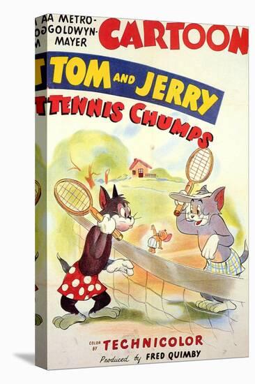 Tennis Chumps, 1949-null-Stretched Canvas