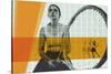 Tennis collage-null-Stretched Canvas