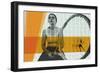 Tennis collage-null-Framed Giclee Print