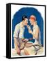 "Tennis Couple,"June 21, 1930-James C. McKell-Framed Stretched Canvas