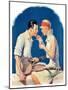 "Tennis Couple,"June 21, 1930-James C. McKell-Mounted Giclee Print