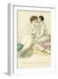 Tennis Couple Kissing, Valentine's Day-null-Framed Art Print