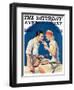 "Tennis Couple," Saturday Evening Post Cover, June 21, 1930-James C. McKell-Framed Giclee Print